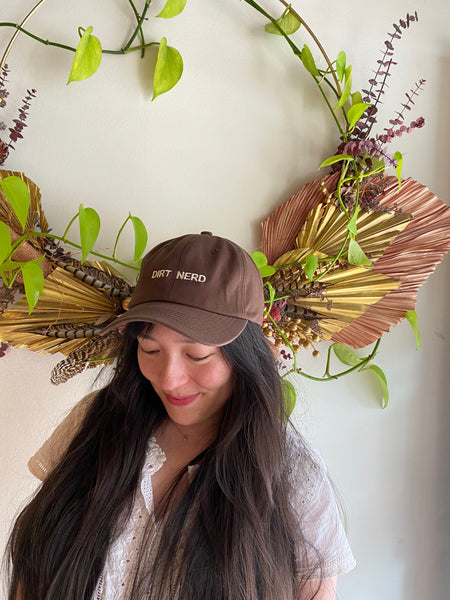 Intentionally Blank x Imelda - DIRT NERD Ball Cap in Chocolate Brown