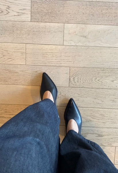 Camper - Anita Slingback Heels in Black