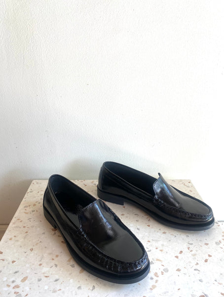 Bos & Co - Black Patent Soft Leather Loafers