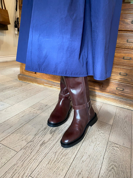 Clarks - Equestrian Boot in Brown Leather