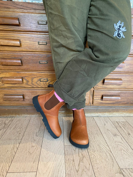 El Naturalista - Leather Barefoot Boot in Cuero