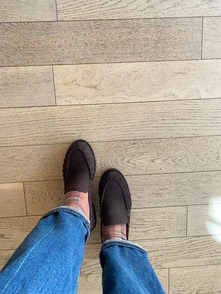 Poppy Barley - Loafer in Cocoa Nubuck