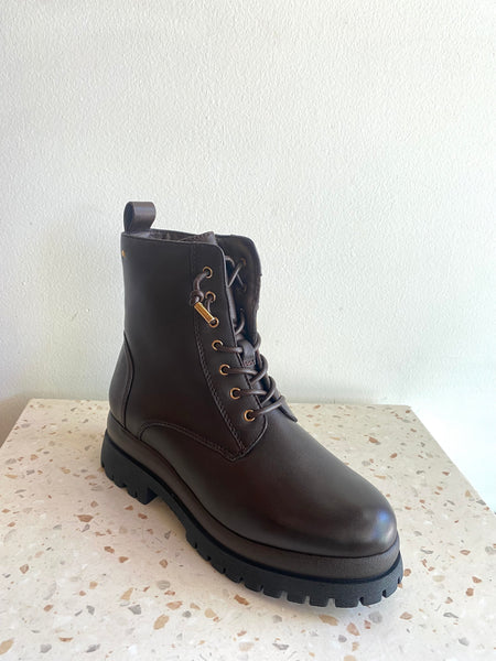 Ateliers - Lace-Up Boot in Dark Brown Leather