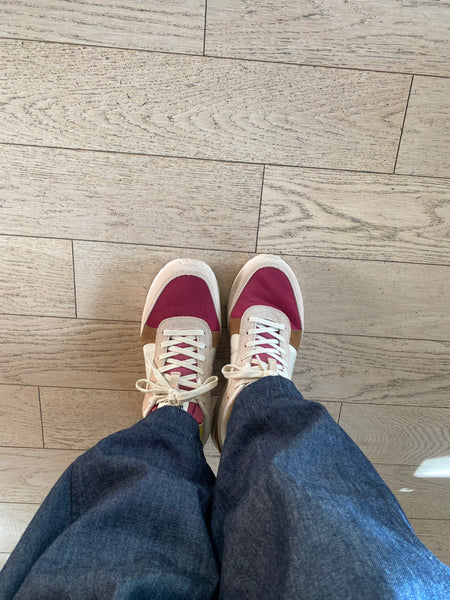 Woden - Sneaker in Berry Multi