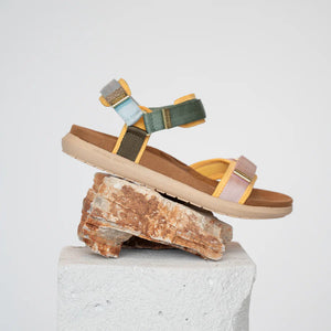 Woden - Line Lite Sandal in Algae Multi