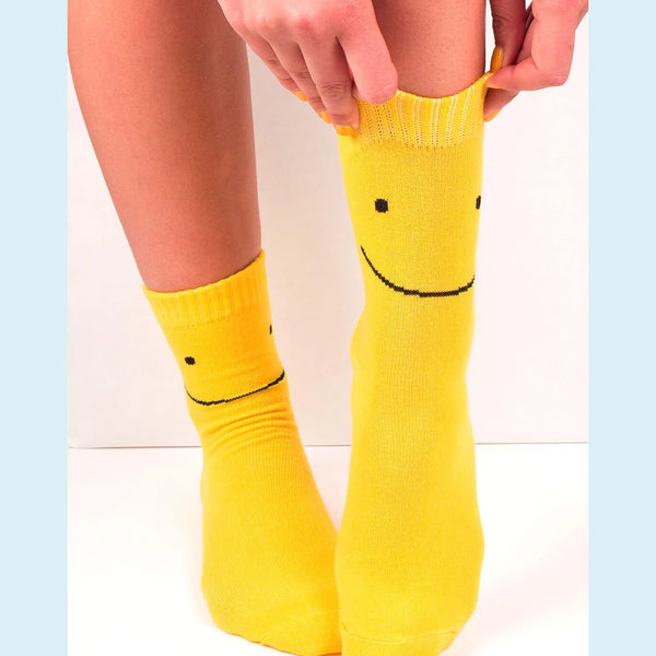Okie Dokie - Happy Face Socks
