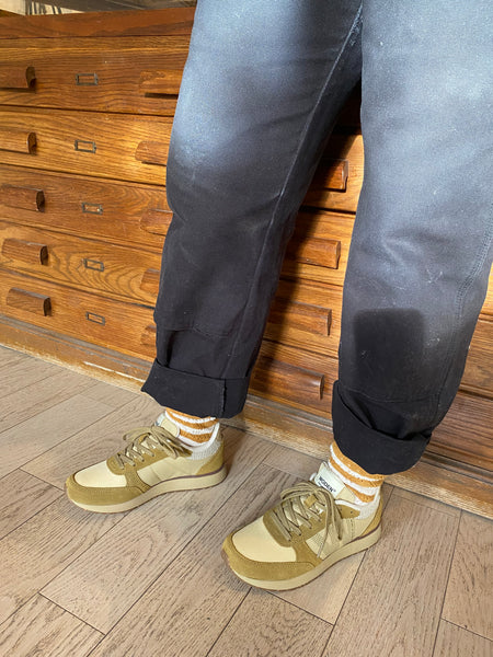 Woden - Sneaker in Khaki Dijon