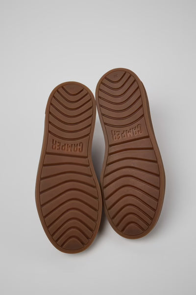 Camper - Twins Floral Sneaker in Pecan Suede