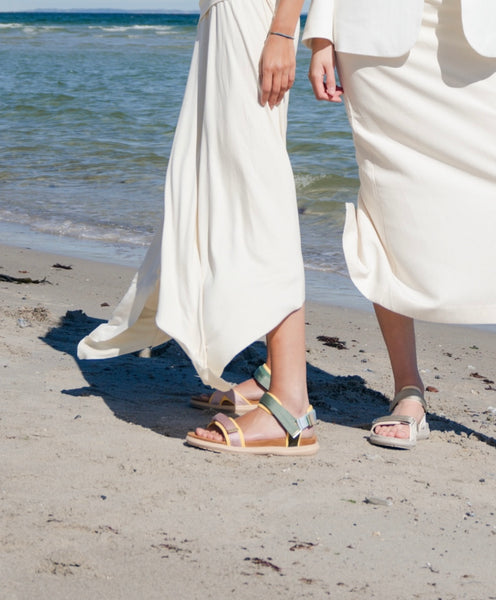 Woden - Line Lite Sandal in Algae Multi