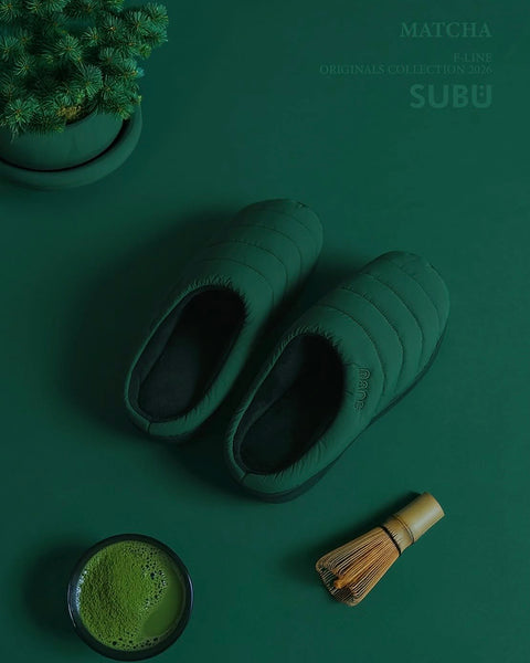 Subu - Slippers in Matcha Green