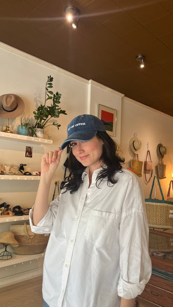 Intentionally Blank - OUT OF OFFICE Ball Cap in Denim