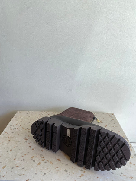 Pajar - Waterproof Front Zip Suede Boot in Chocolate