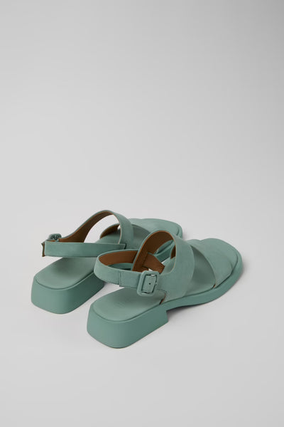 Camper - Slingback Sandal in Mint Green Nubuck