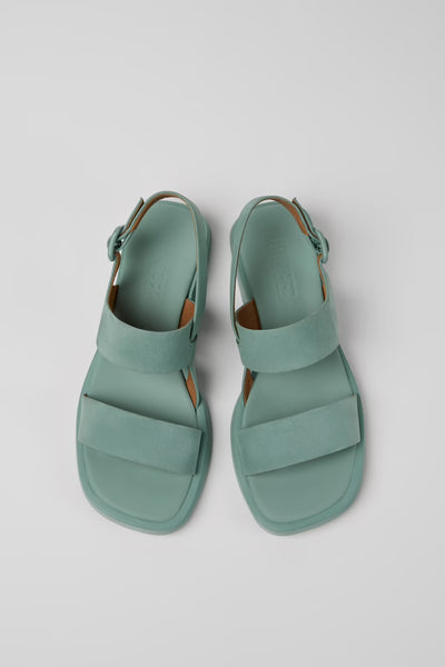 Camper - Slingback Sandal in Mint Green Nubuck