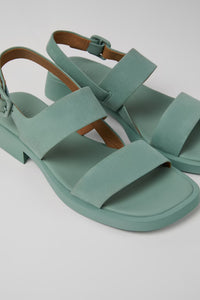 Camper - Slingback Sandal in Mint Green Nubuck