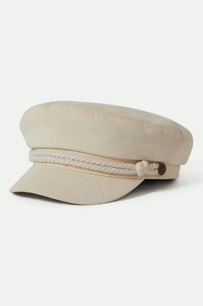 Brixton - Fiddler Cap in Egret White
