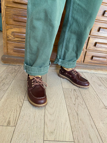 Vagabond Shoemakers - Boat Shoes in Chestnut Leather