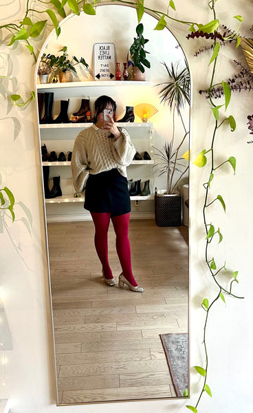 Woden - Glitter Block Heels