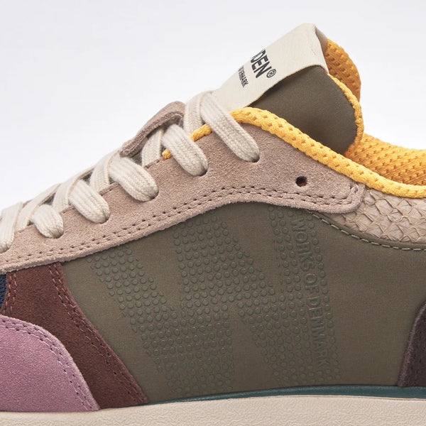 Woden - Sneaker in Dark Algae