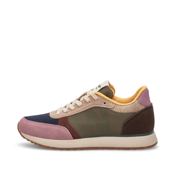 Woden - Sneaker in Dark Algae