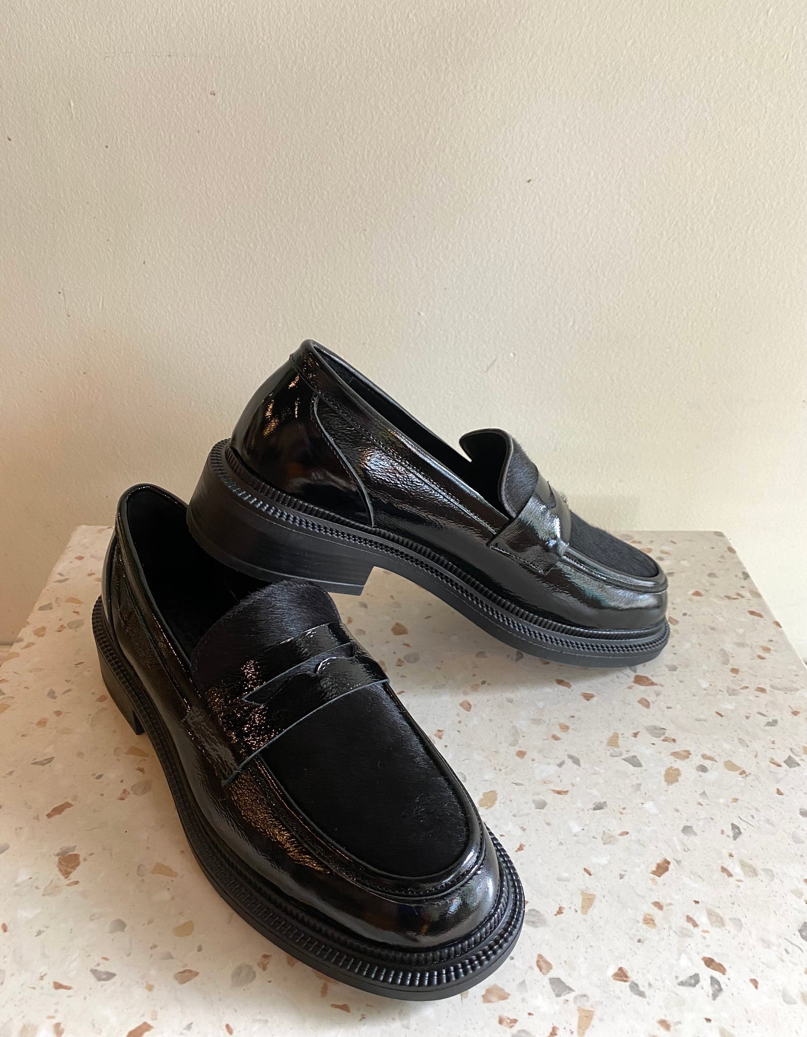 Ateliers - Pony Hair Loafer in Black
