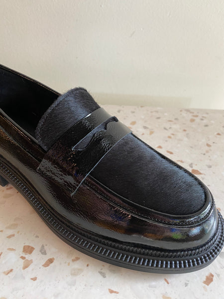 Ateliers - Pony Hair Loafer in Black