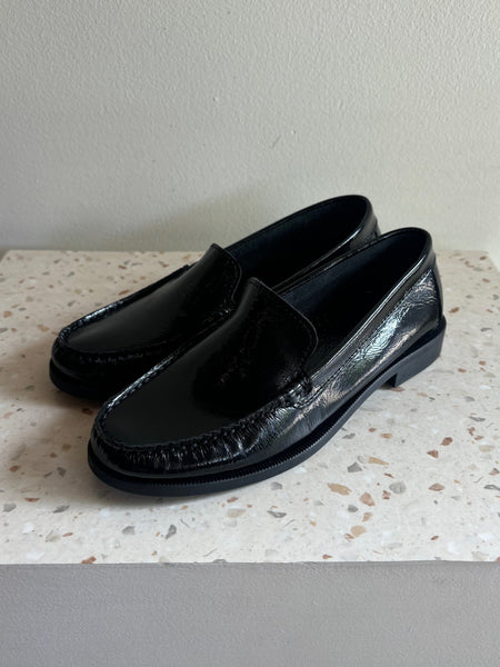 Bos & Co - Black Patent Soft Leather Loafers
