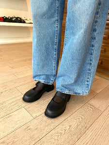 Camper - Lightweight Leather Mary Janes with Sporty Sole