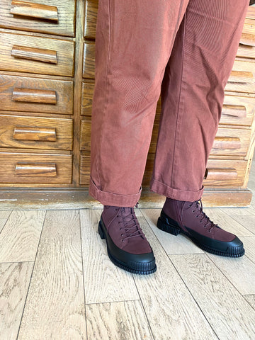 Camper -  Lightweight Boot in Burgundy Nubuck