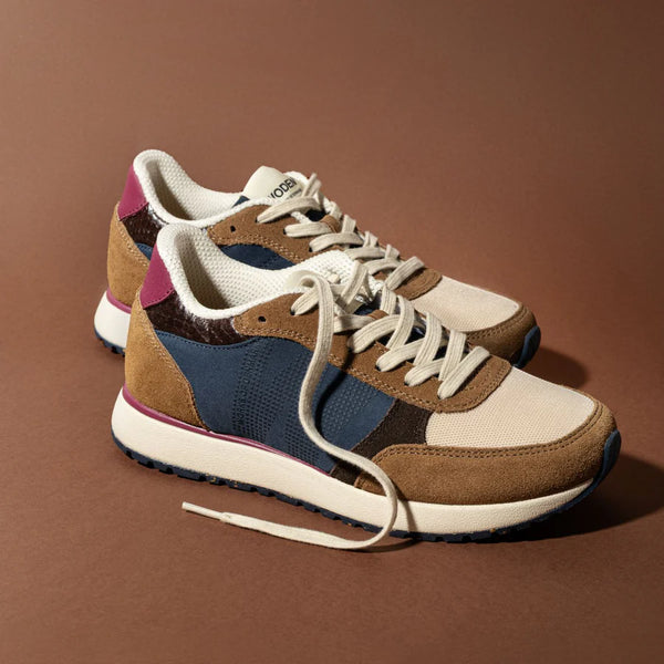 Woden - Sneaker in Caramel Multi