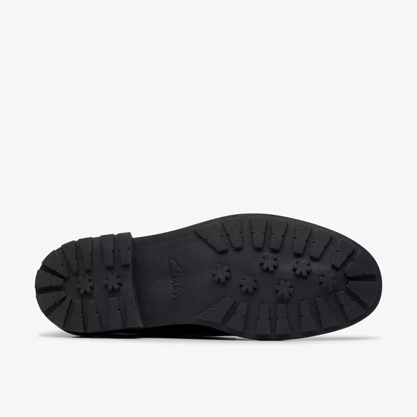 Clarks - Black Leather Brogues