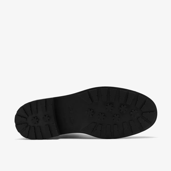 Clarks - Black Leather Moto Boot