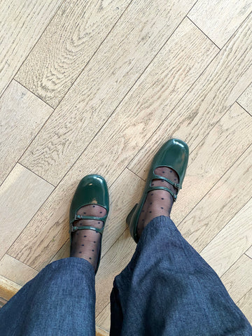 Clarks - Patent Mary Jane Heel in Forest