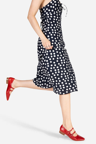 Intentionally Blank - Double Strap Mary Jane in Cherry Leather