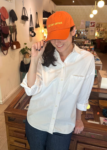Intentionally Blank - OUT OF OFFICE Ball Cap in Terracotta