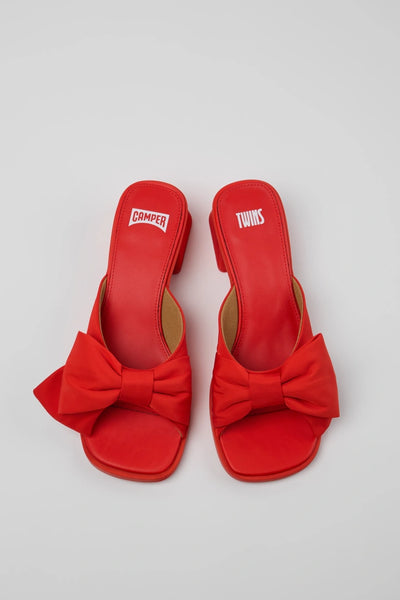 Camper -  Twins Collections - Red Bow Heels