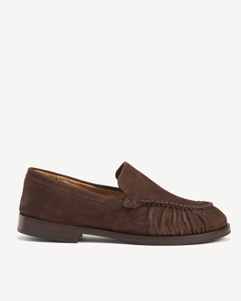 Poppy Barley - Loafer in Cocoa Nubuck