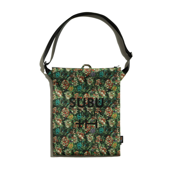 Subu - Slippers with Back Strap in Botanical Brocade