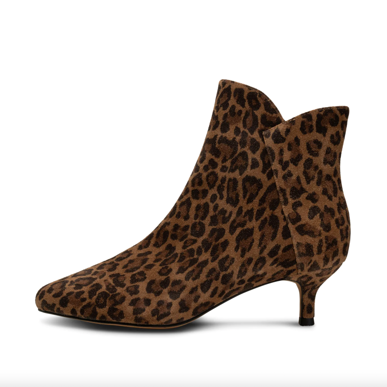 Shoe the Bear - Suede Zip Boot in Leopard