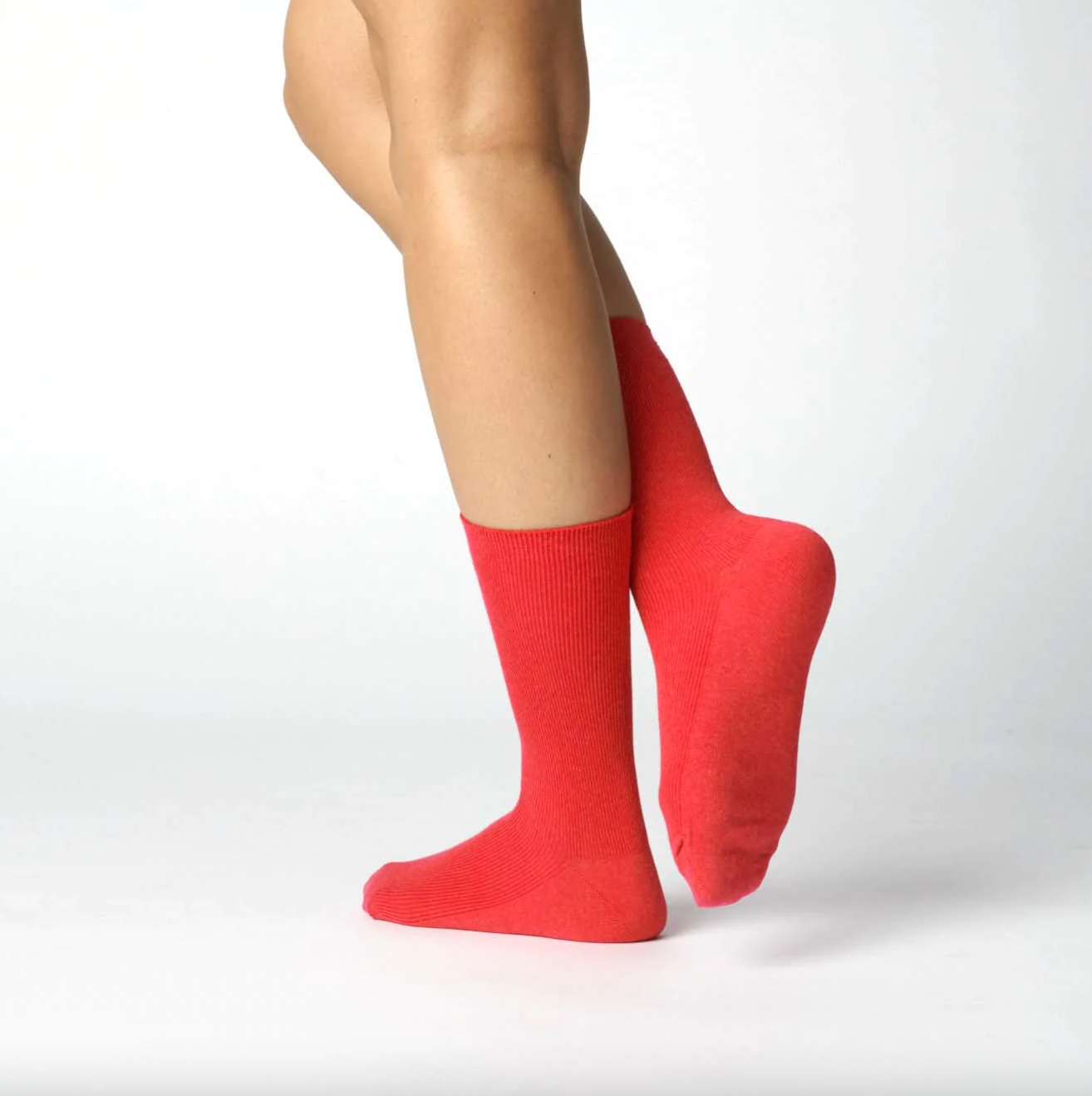Hooray Sock Co - Everyday Cotton Socks in Scarlet