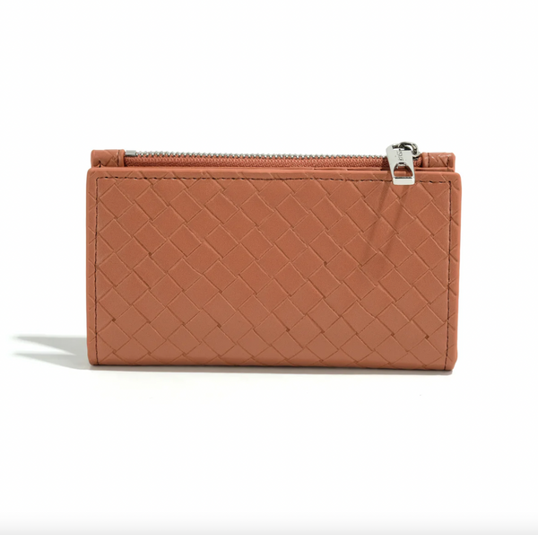 Co-Lab - Small Woven Wallet in Toffee