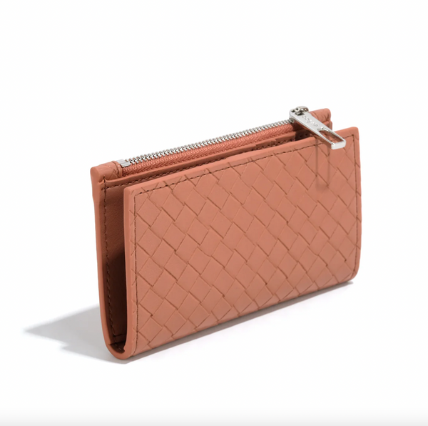 Co-Lab - Small Woven Wallet in Toffee