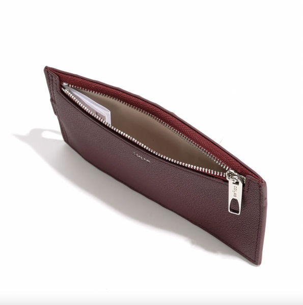 Co-Lab - Flat Wallet in Burgundy