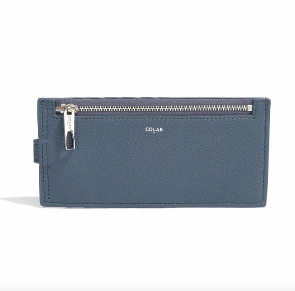 Co-Lab - Flat Wallet in Sea Salt