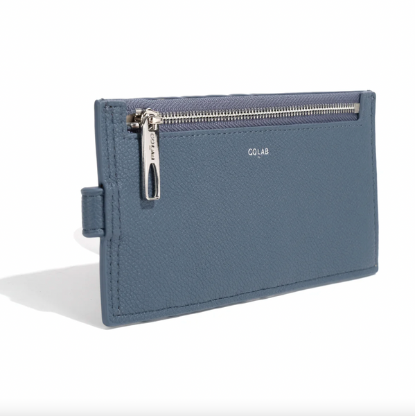 Co-Lab - Flat Wallet in Sea Salt