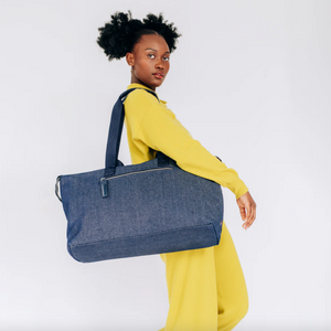 Co-Lab - Flight Duffle Bag in Denim