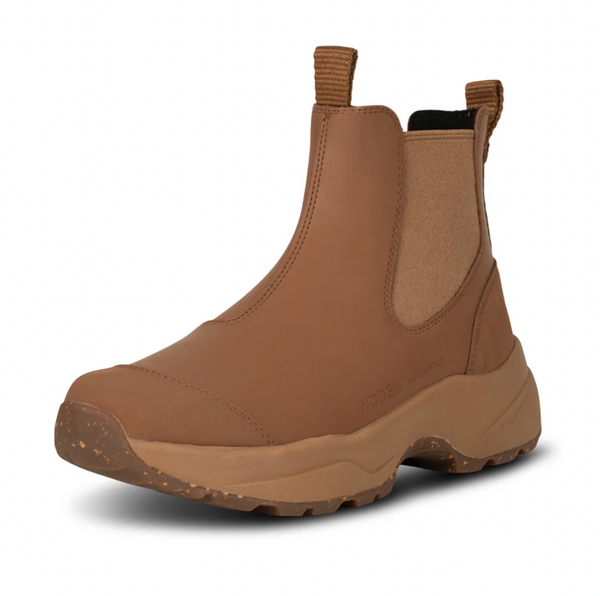 Woden - Waterproof Boot in Caramel