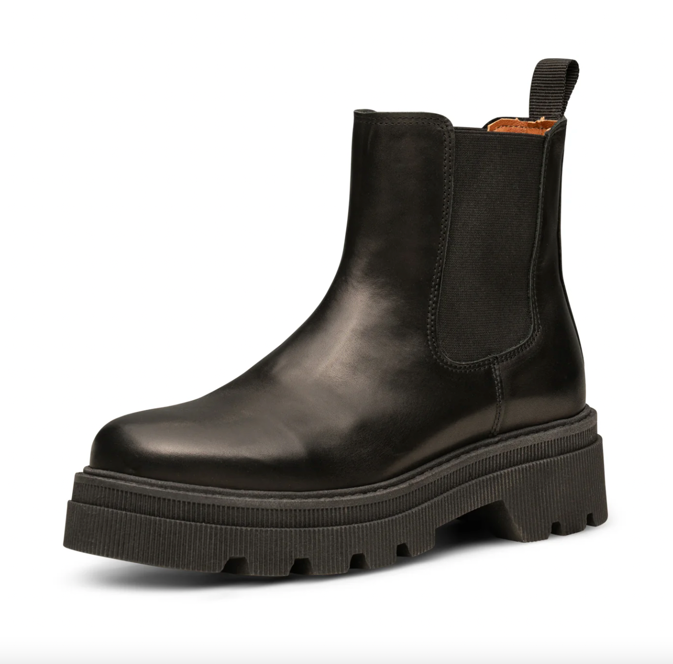 Black platform chelsea boots hotsell