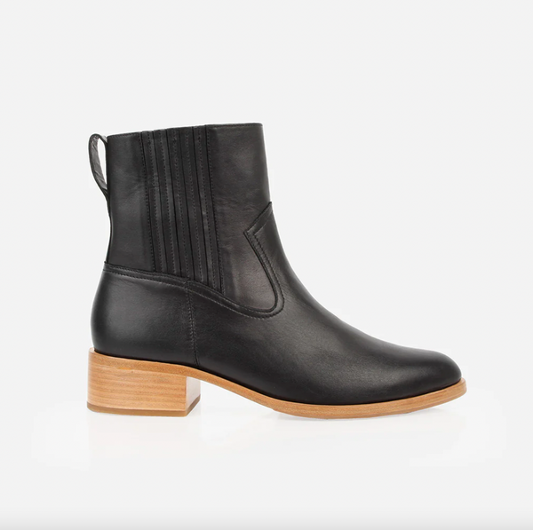 Poppy Barley - Austin Boot in Black Leather