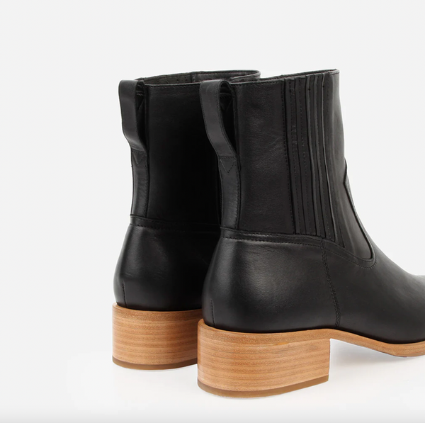 Poppy Barley - Austin Boot in Black Leather